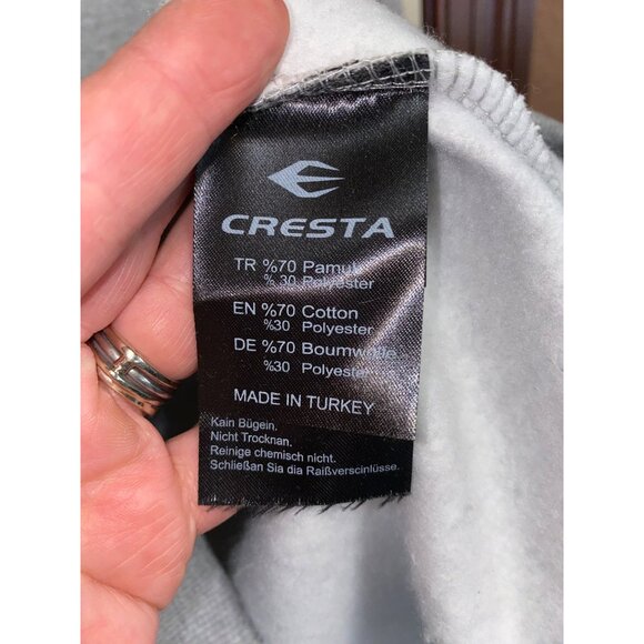 New Men’s CRESTA 3003 - SWEATSHIRT - GREY Size Medium - Picture 9 of 11